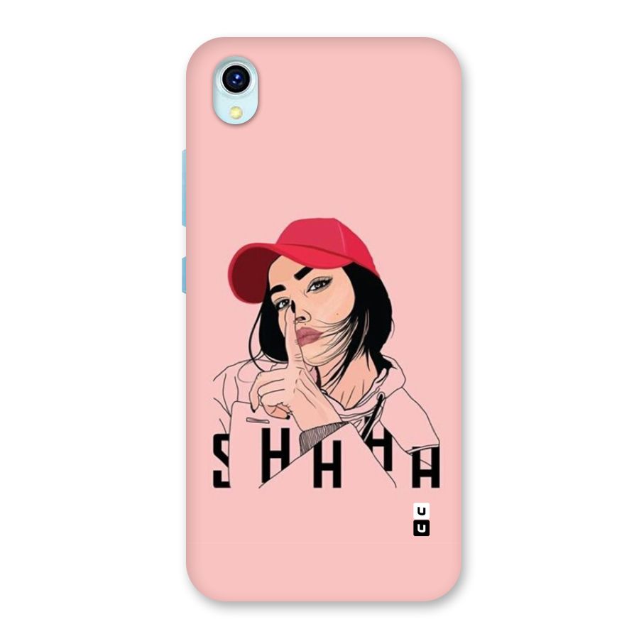Shhhh Girl Back Case for Vivo Y1s