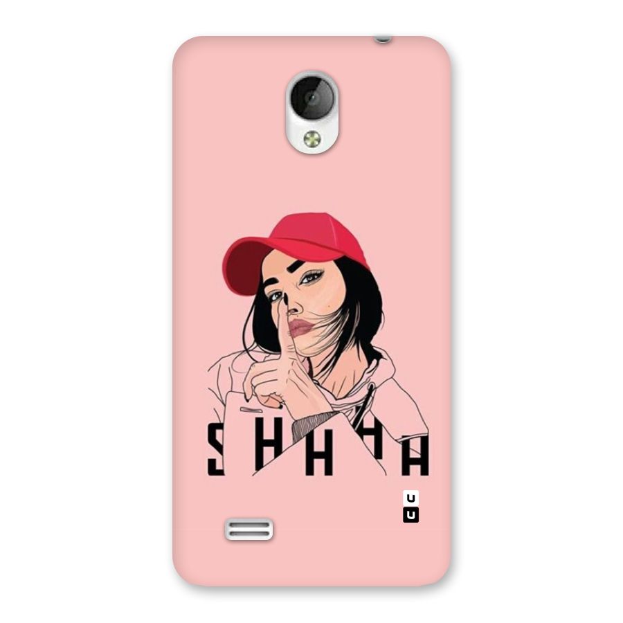 Shhhh Girl Back Case for Vivo Y21