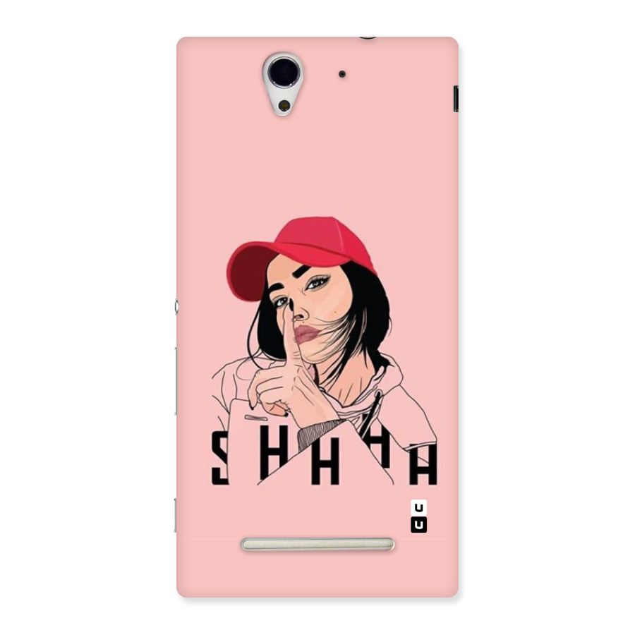 Shhhh Girl Back Case for Xperia C3