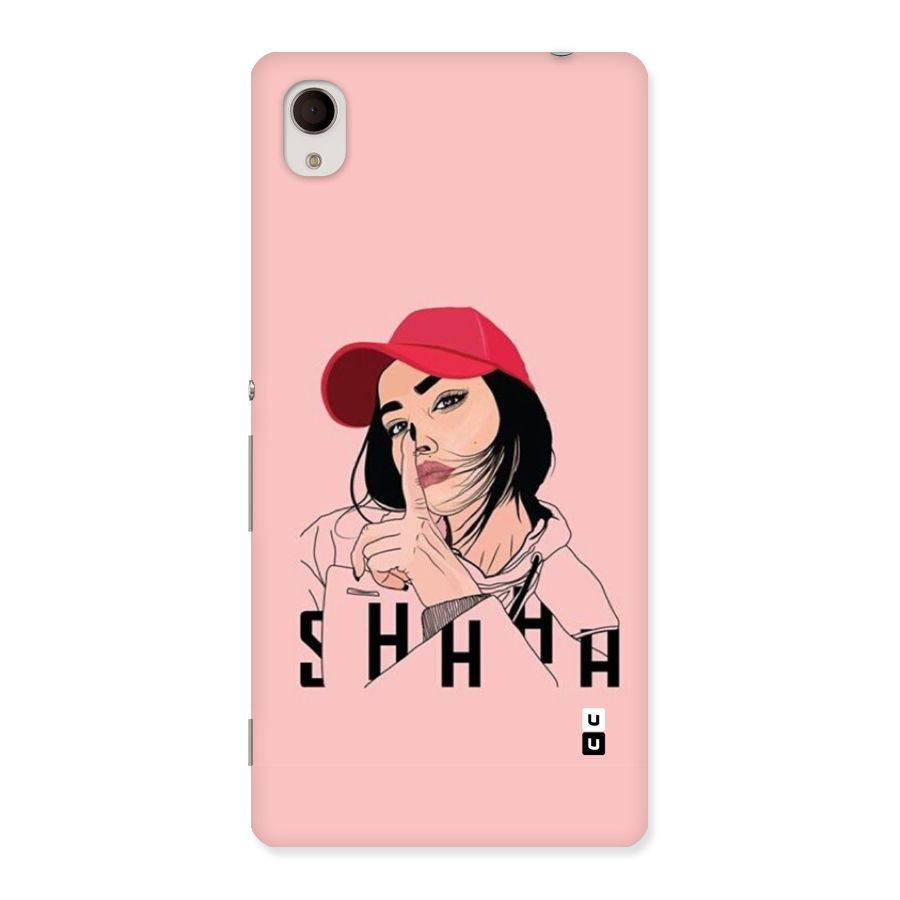 Shhhh Girl Back Case for Xperia M4