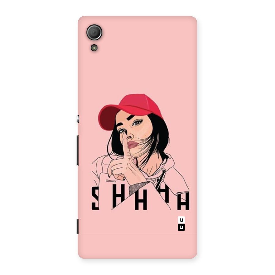 Shhhh Girl Back Case for Xperia Z3 Plus