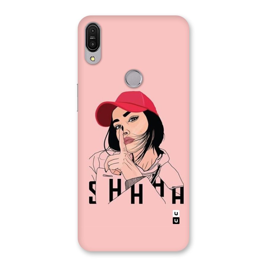 Shhhh Girl Back Case for Zenfone Max Pro M1