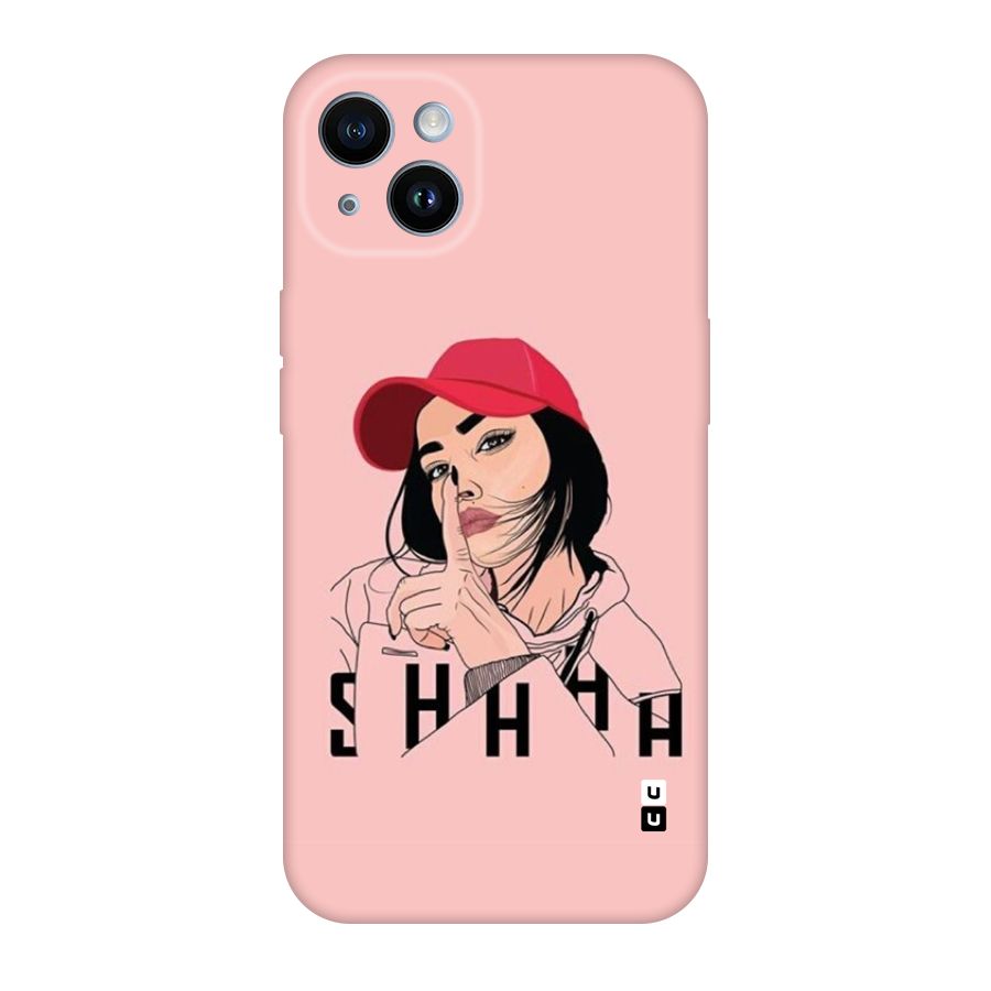 Shhhh Girl Back Case for iPhone 14