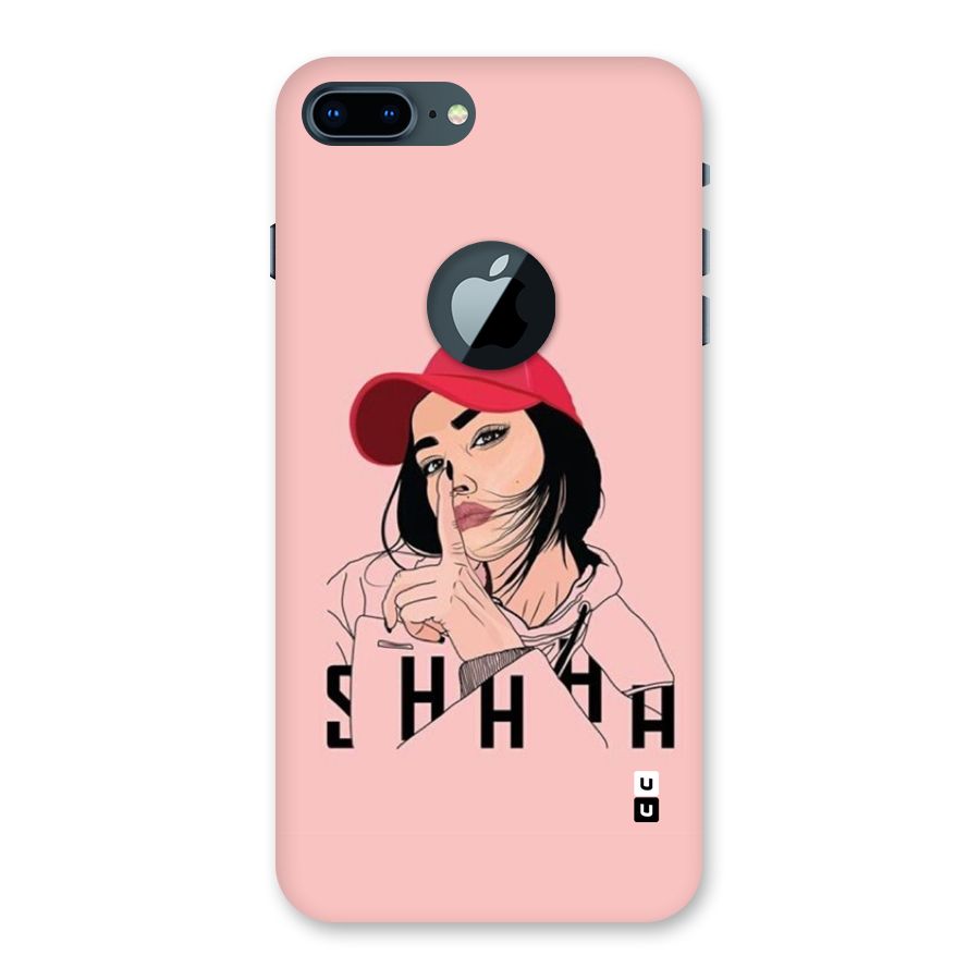 Shhhh Girl Back Case for iPhone 7 Plus Logo Cut