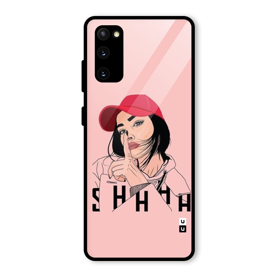 Shhhh Girl Glass Back Case for Galaxy S20 FE 5G
