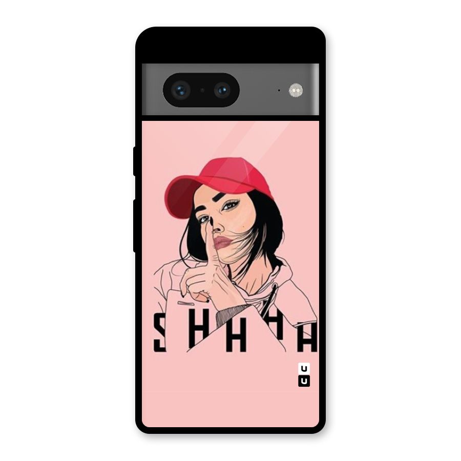 Shhhh Girl Glass Back Case for Google Pixel 7
