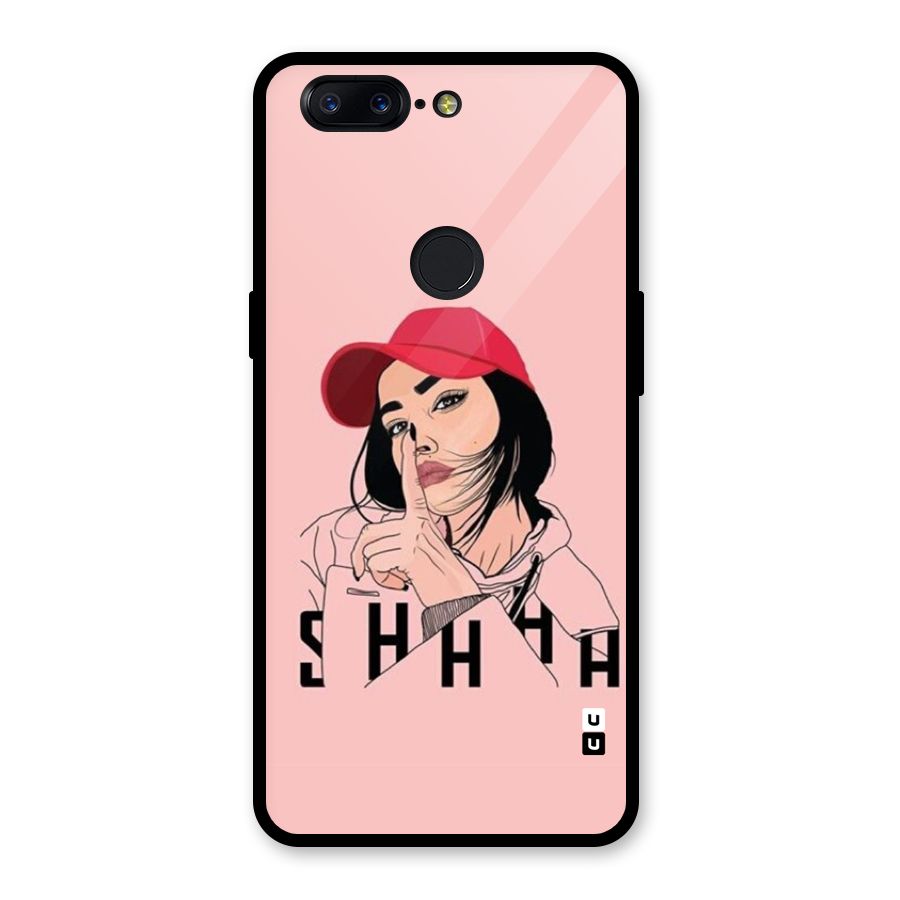 Shhhh Girl Glass Back Case for OnePlus 5T