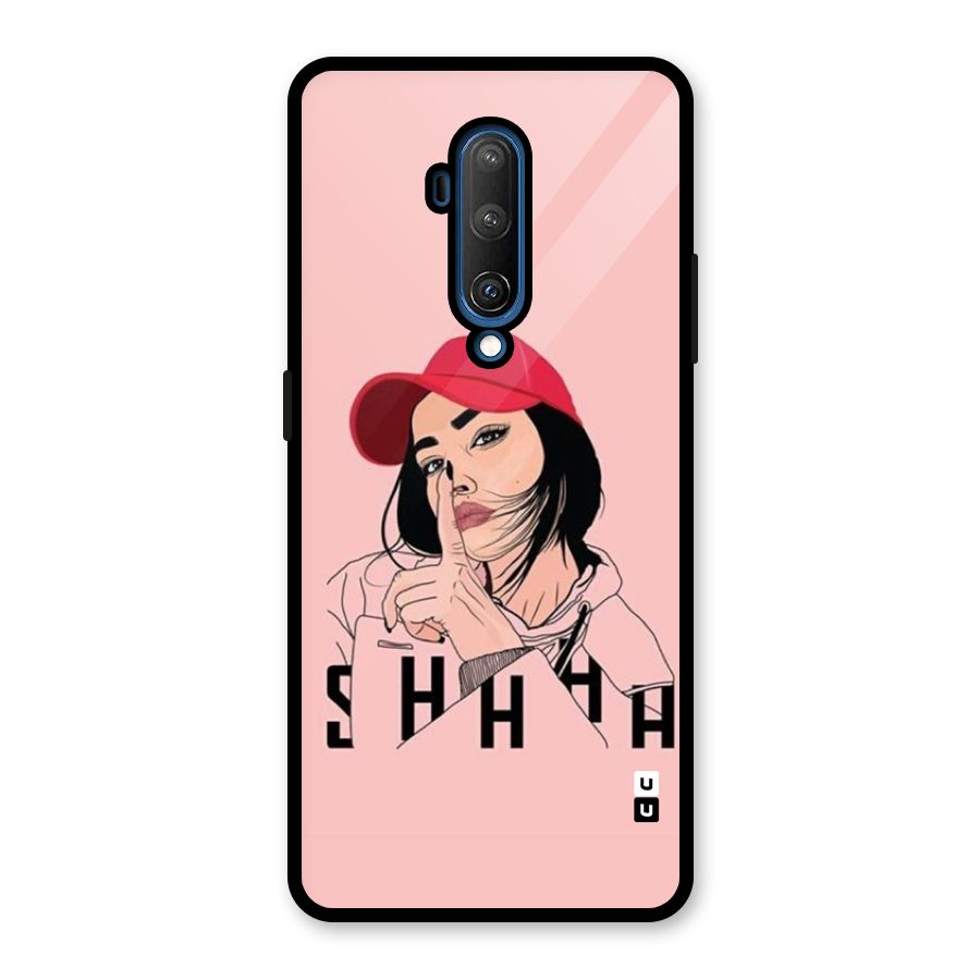 Shhhh Girl Glass Back Case for OnePlus 7T Pro