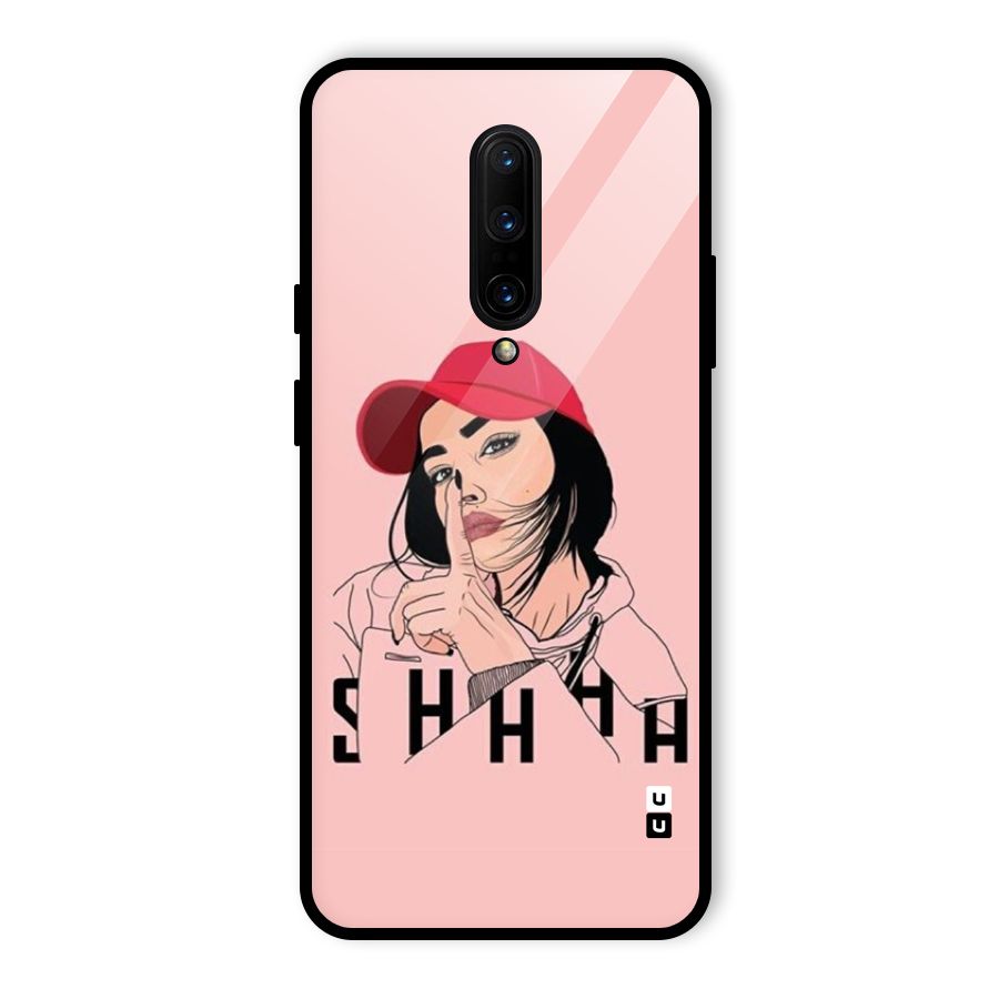 Shhhh Girl Glass Back Case for OnePlus 7 Pro