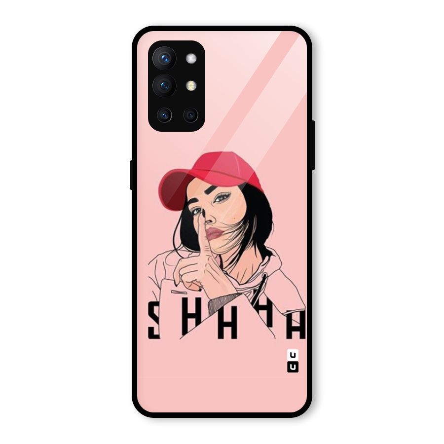 Shhhh Girl Glass Back Case for OnePlus 9R