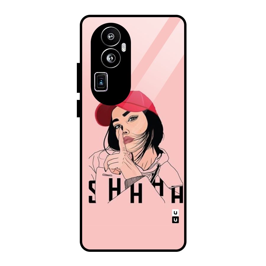 Shhhh Girl Glass Back Case for Oppo Reno10 Pro Plus