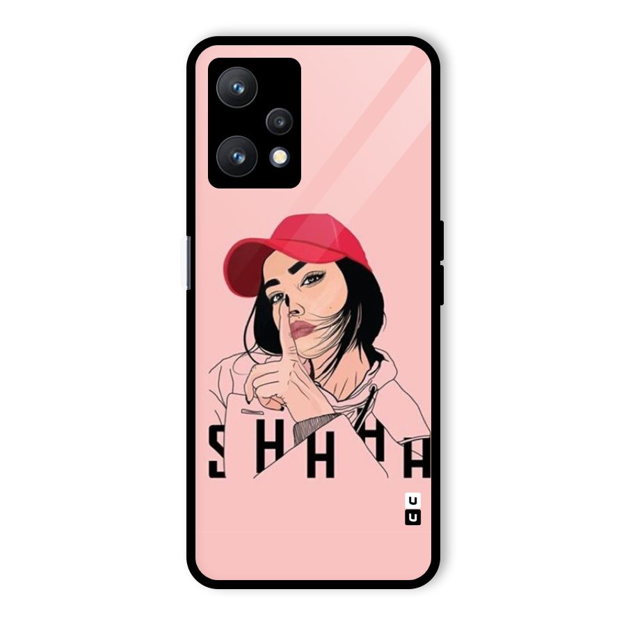 Shhhh Girl Glass Back Case for Realme 9 Pro 5G