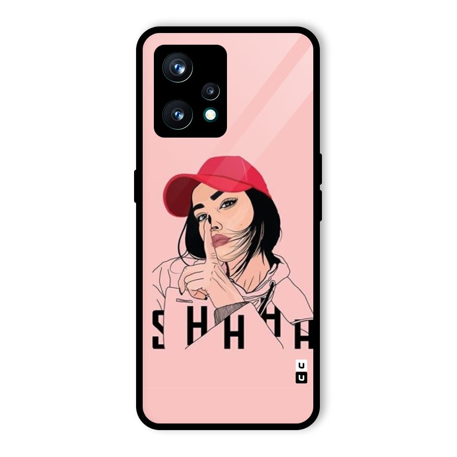 Shhhh Girl Glass Back Case for Realme 9 Pro Plus 5G