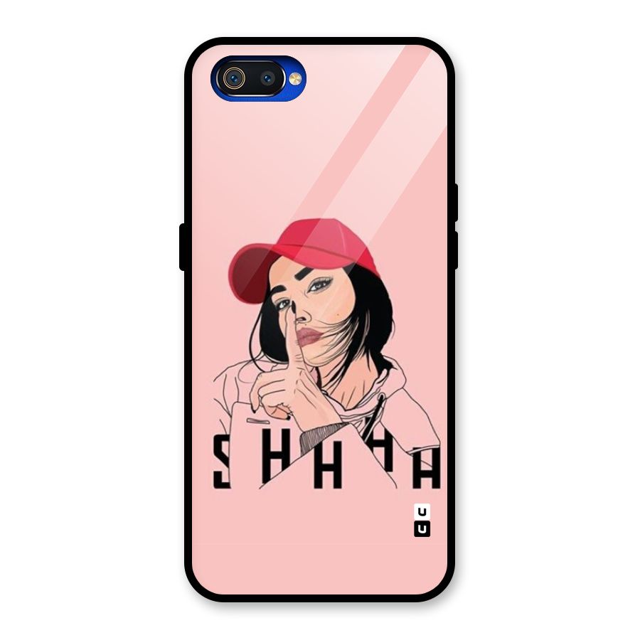 Shhhh Girl Glass Back Case for Realme C2