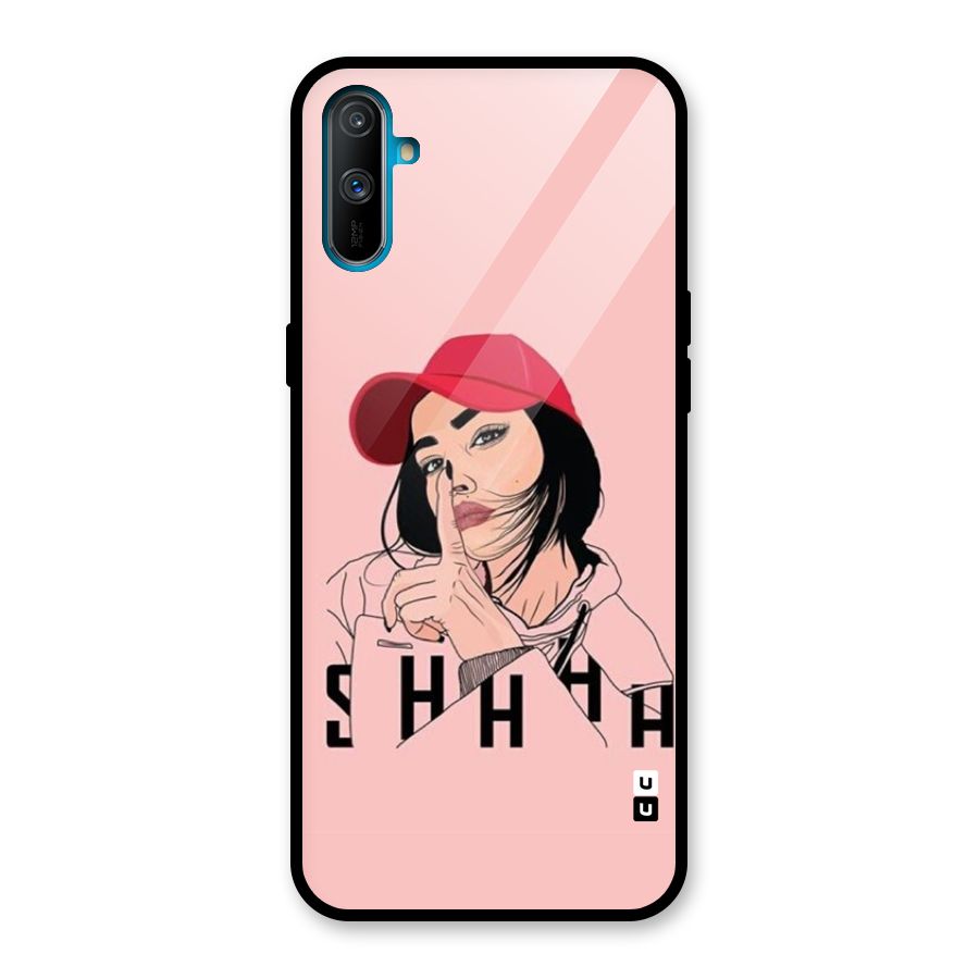Shhhh Girl Glass Back Case for Realme C3