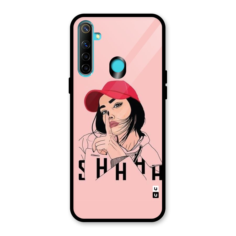 Shhhh Girl Glass Back Case for Realme Narzo 10