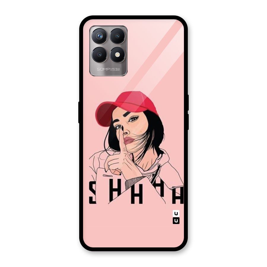 Shhhh Girl Glass Back Case for Realme Narzo 50
