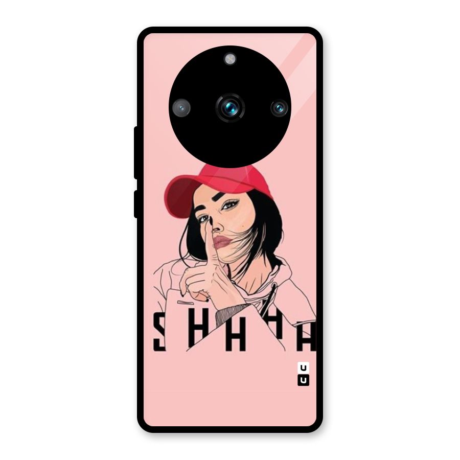 Shhhh Girl Glass Back Case for Realme Narzo 60 Pro