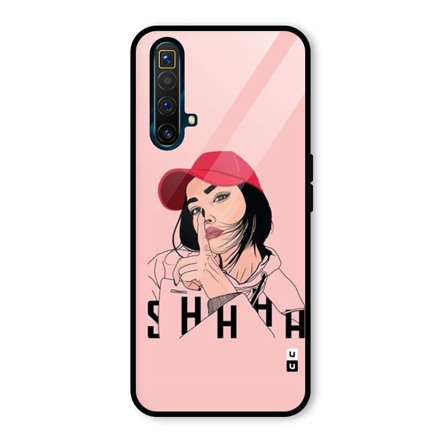 Shhhh Girl Glass Back Case for Realme X3