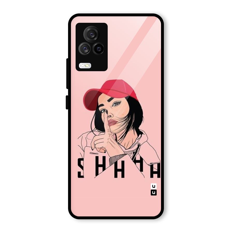 Shhhh Girl Glass Back Case for Vivo iQOO 7 Legend 5G