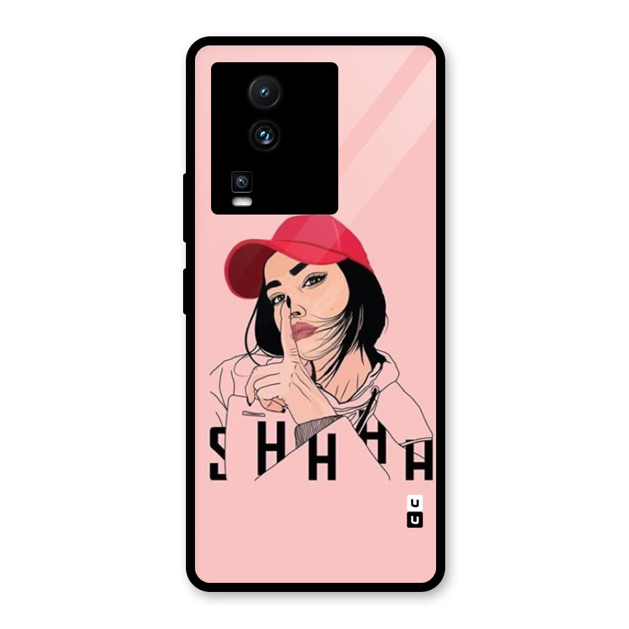 Shhhh Girl Glass Back Case for Vivo iQOO Neo 7 Pro