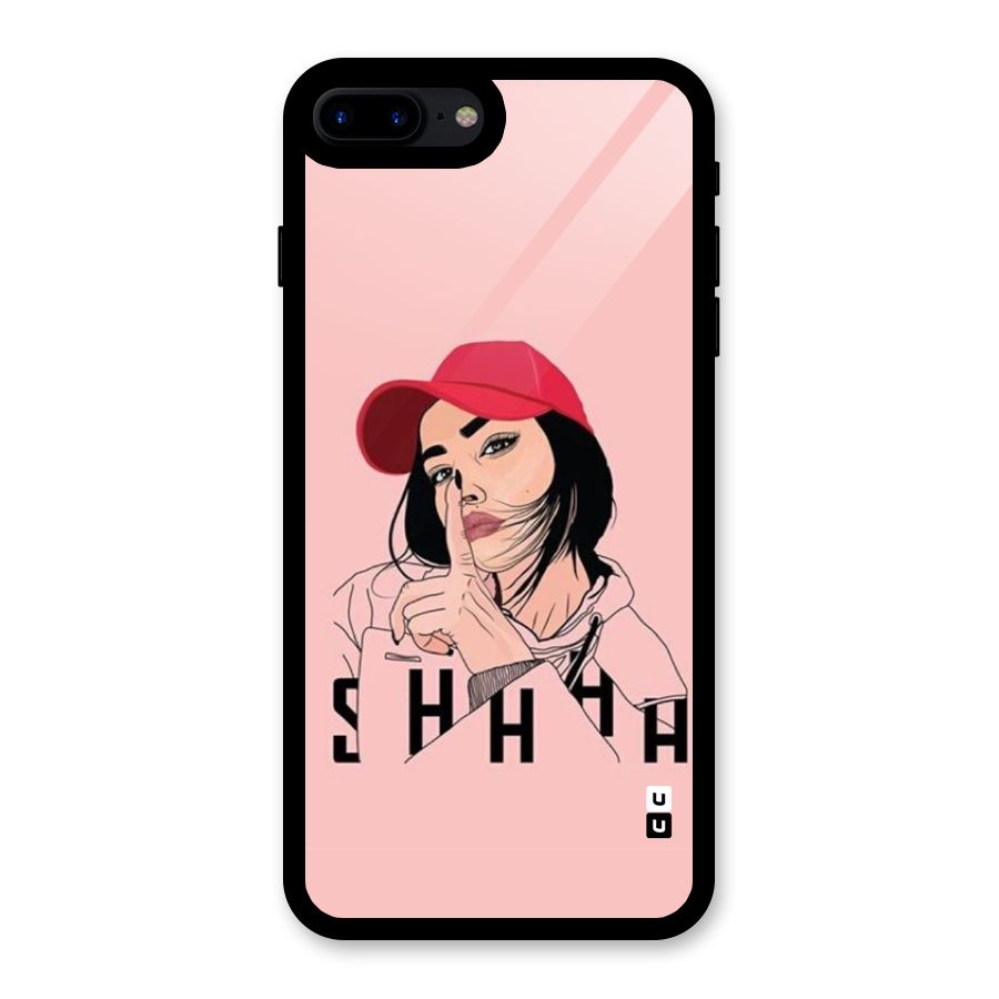 Shhhh Girl Glass Back Case for iPhone 7 Plus