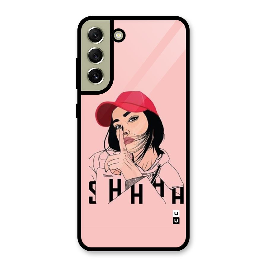 Shhhh Girl Metal Back Case for Galaxy S21 FE 5G (2023)