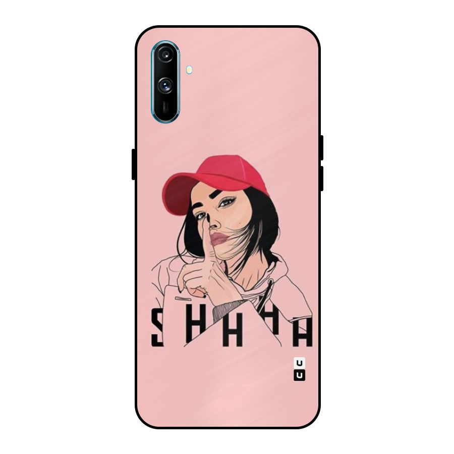 Shhhh Girl Metal Back Case for Realme C3