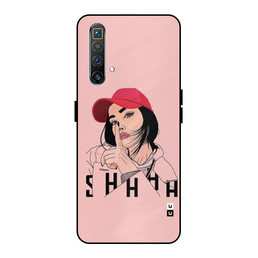 Shhhh Girl Metal Back Case for Realme X3