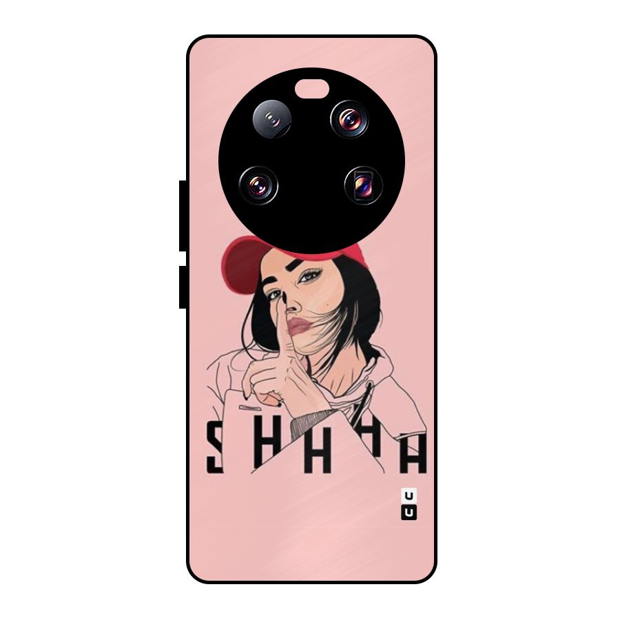 Shhhh Girl Metal Back Case for Xiaomi 13 Ultra