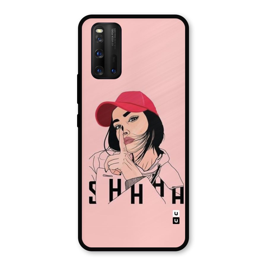 Shhhh Girl Metal Back Case for iQOO 3