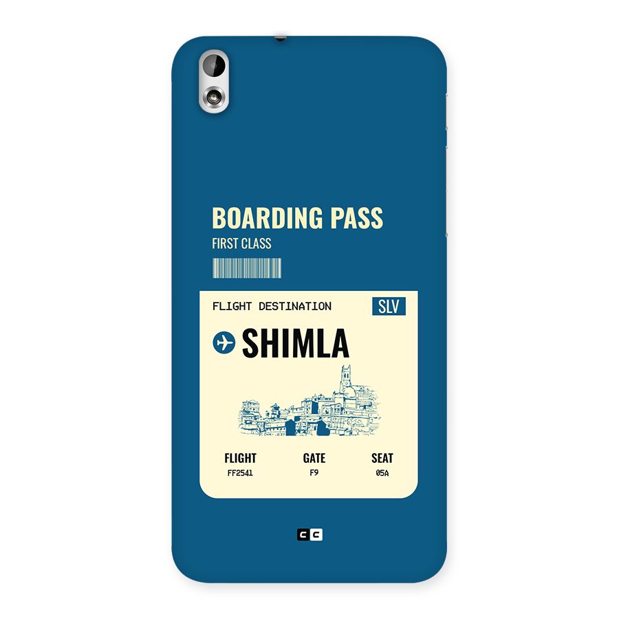 Shimla Boarding Pass Back Case for Desire 816g