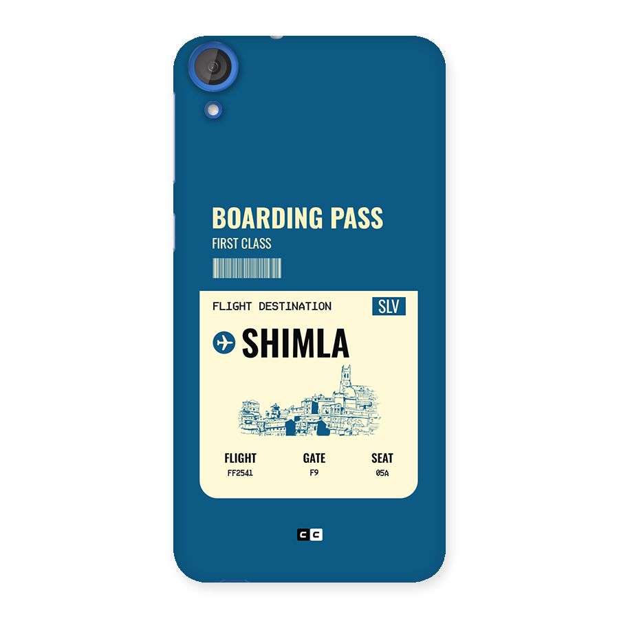 Shimla Boarding Pass Back Case for Desire 820