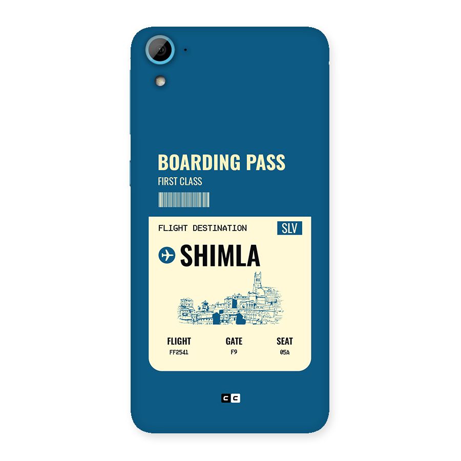 Shimla Boarding Pass Back Case for Desire 826