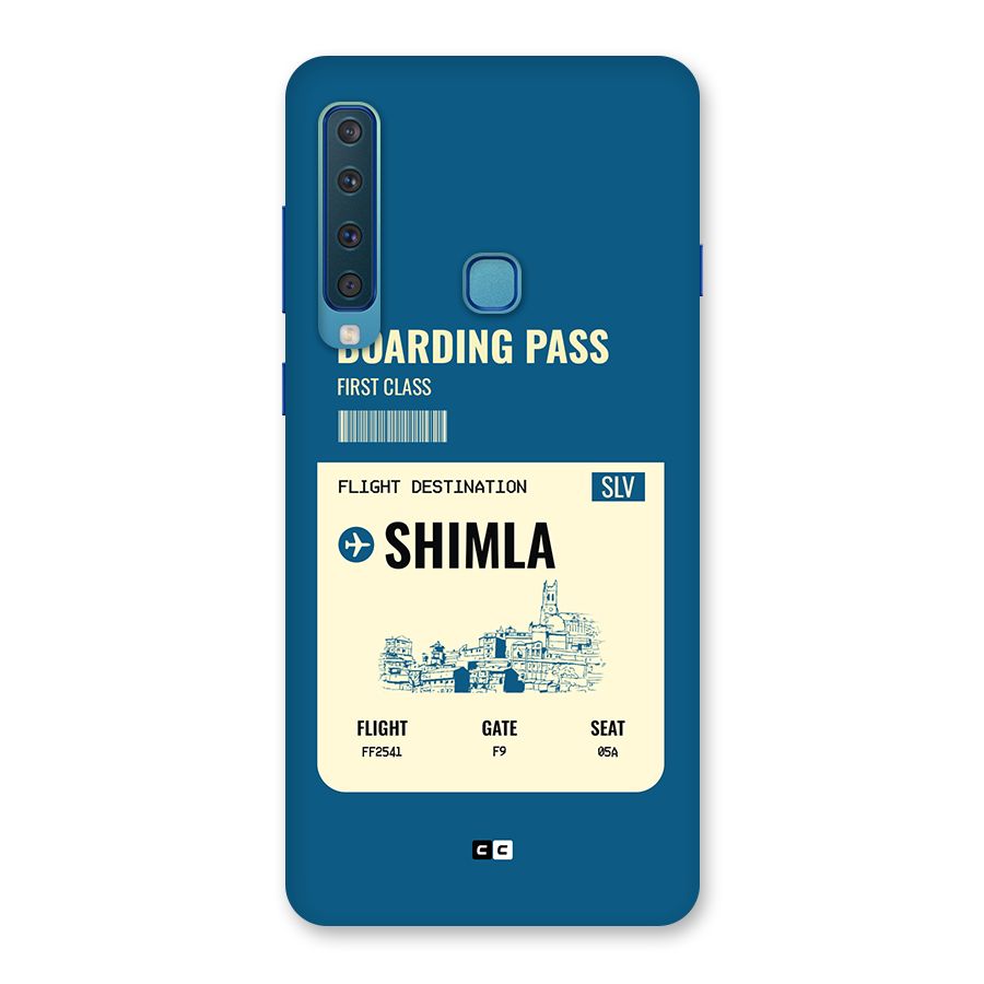 Shimla Boarding Pass Back Case for Galaxy A9 (2018)