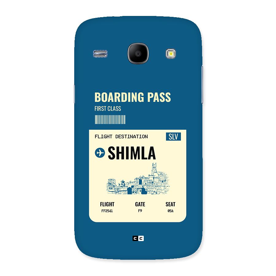 Shimla Boarding Pass Back Case for Galaxy Core