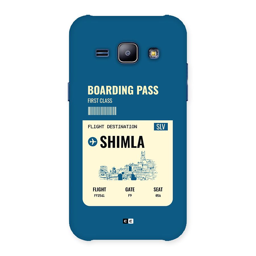 Shimla Boarding Pass Back Case for Galaxy J1
