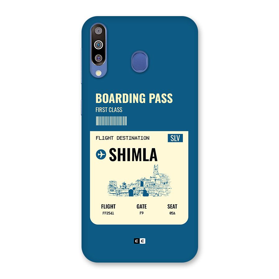 Shimla Boarding Pass Back Case for Galaxy M30
