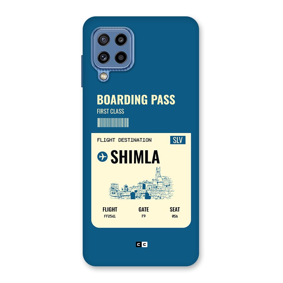 Shimla Boarding Pass Back Case for Galaxy M32