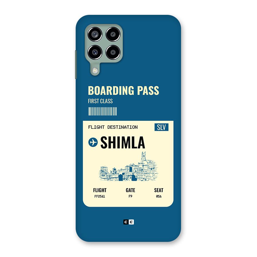 Shimla Boarding Pass Back Case for Galaxy M33