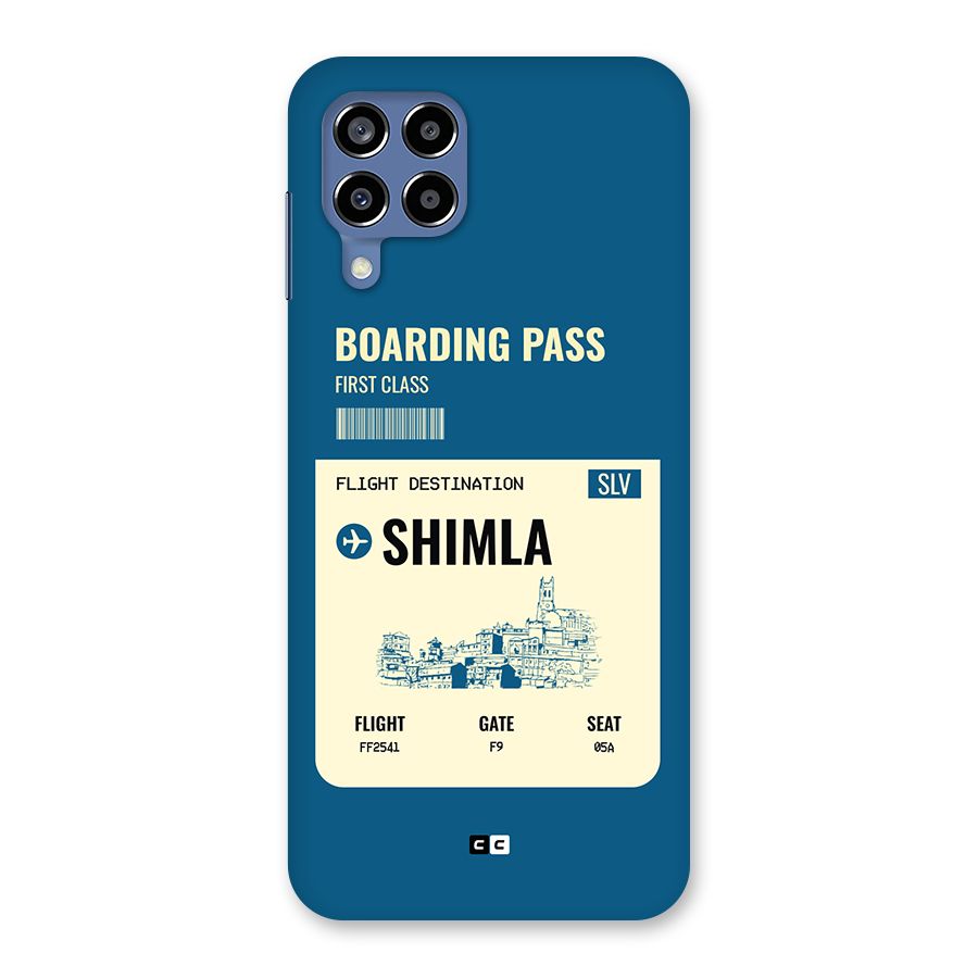 Shimla Boarding Pass Back Case for Galaxy M53 5G