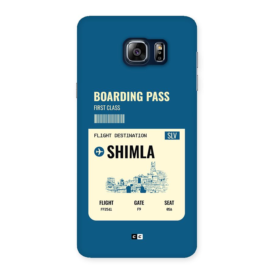 Shimla Boarding Pass Back Case for Galaxy Note 5