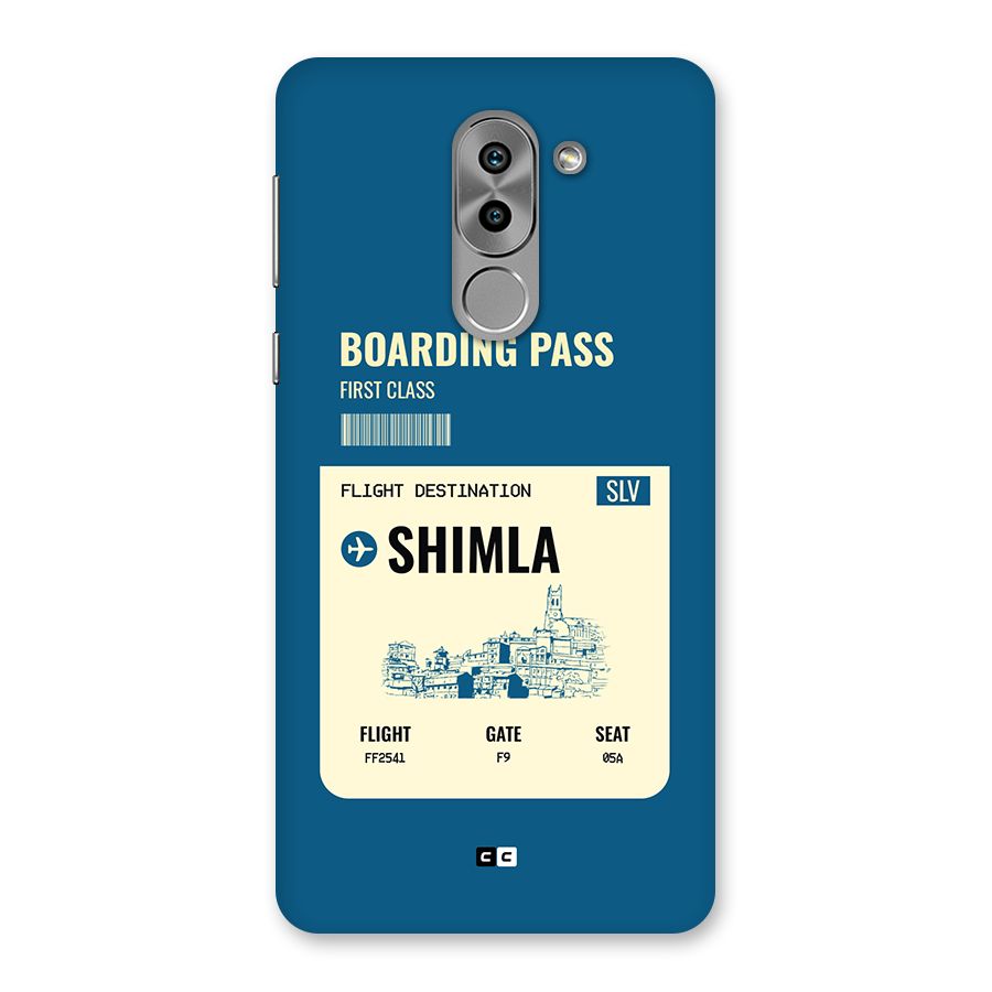 Shimla Boarding Pass Back Case for Honor 6X