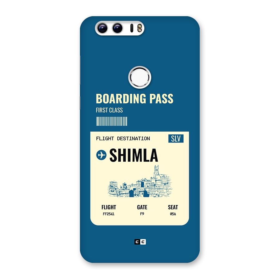 Shimla Boarding Pass Back Case for Honor 8