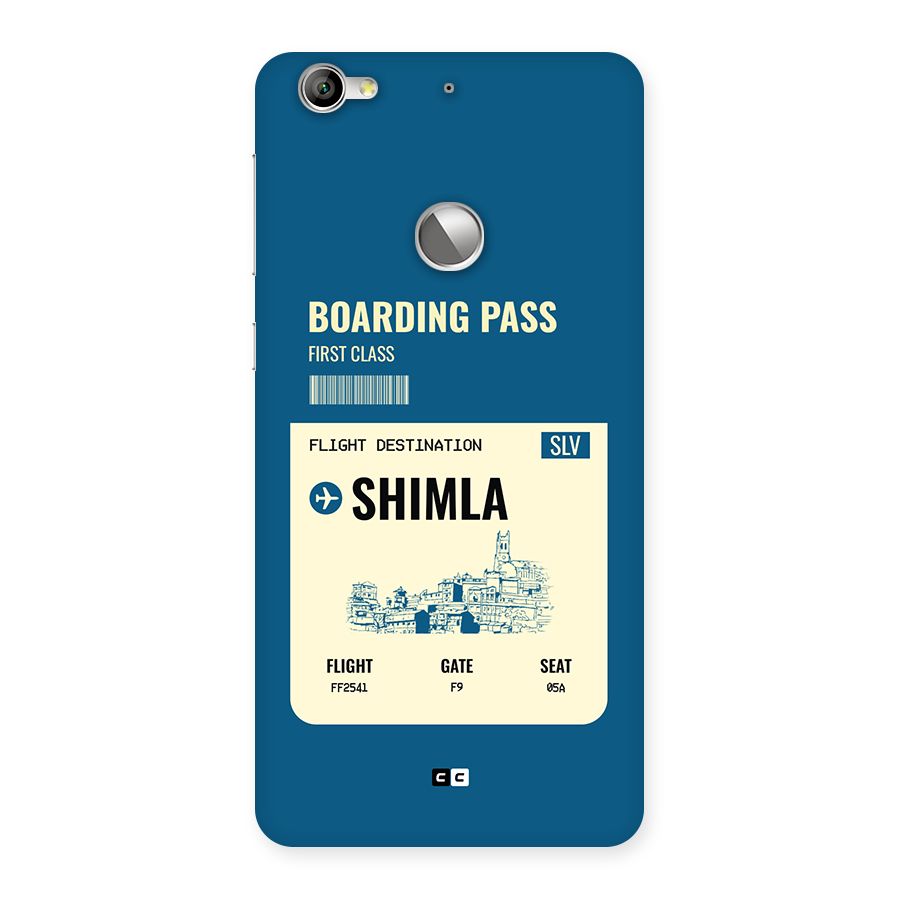 Shimla Boarding Pass Back Case for Le 1S