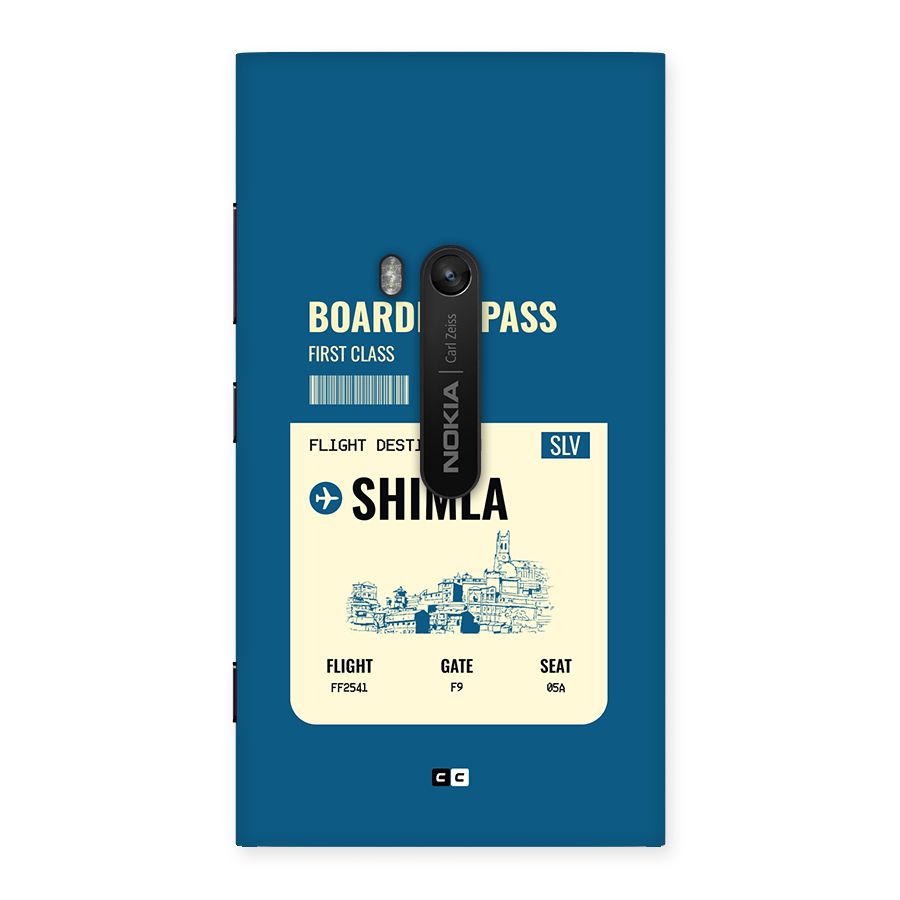 Shimla Boarding Pass Back Case for Lumia 920