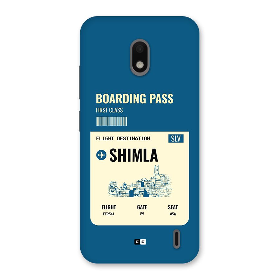 Shimla Boarding Pass Back Case for Nokia 2.2