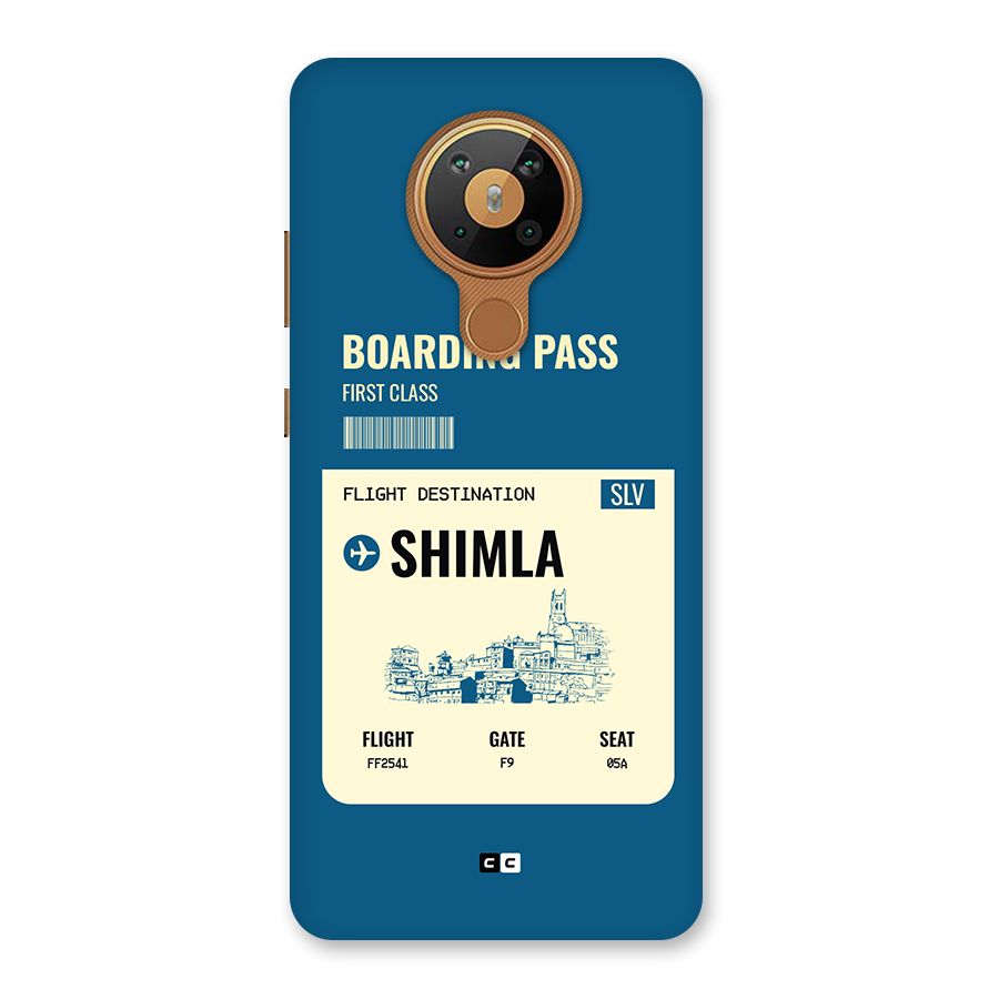 Shimla Boarding Pass Back Case for Nokia 5.3