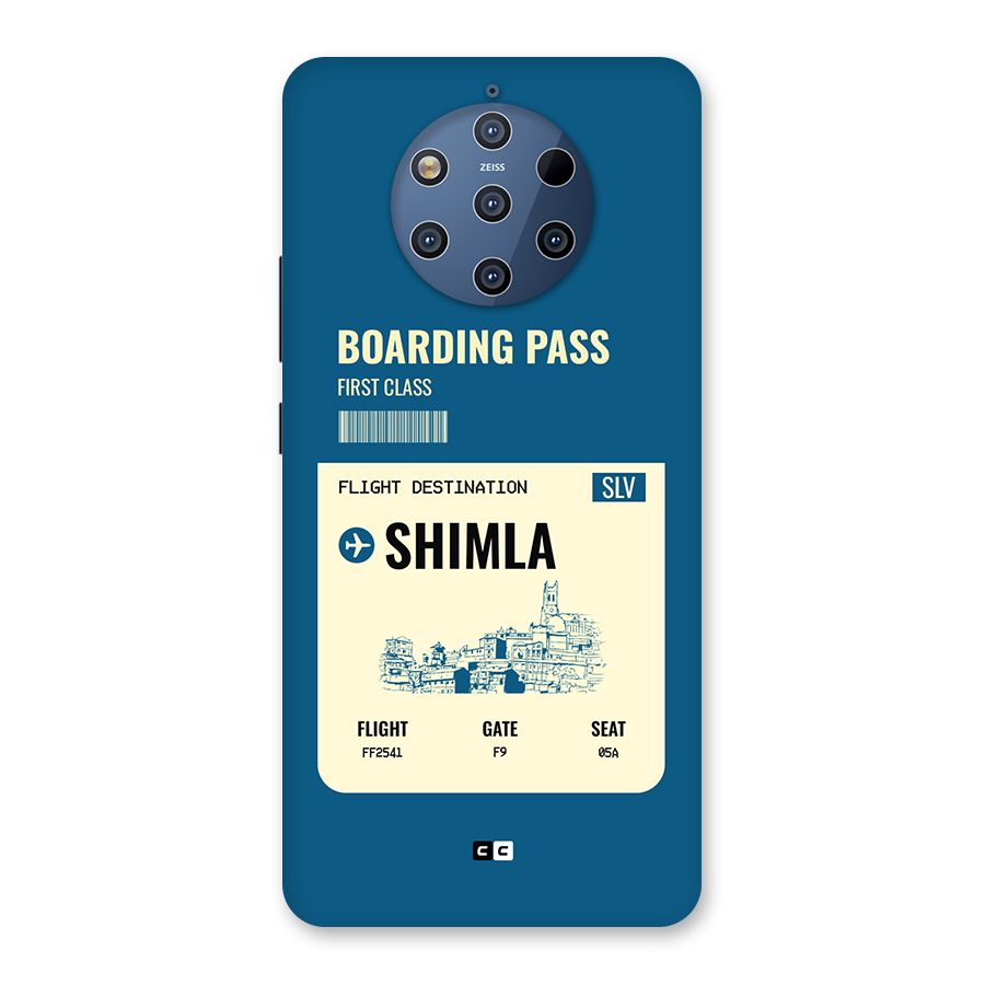 Shimla Boarding Pass Back Case for Nokia 9 PureView