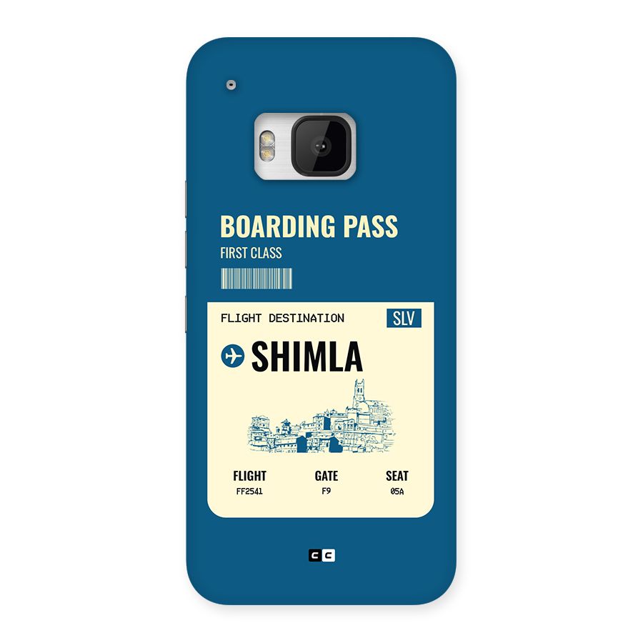 Shimla Boarding Pass Back Case for One M9